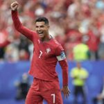 Cristiano Ronaldo 7 of Portugal celebrates the teams second goal scored by teammate Nuno Mendes 25 of Portugal during the FIFA World Cup 2026 Group K match between Portugal and Uzbekistan at Houston Stadium on June 23 2026 in Houston Texas Photo by Omar VegaGetty Images  trybalnews