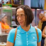 Ana Candida Evora mother of Cabo Verde goalkeeper Vozinha at Cesaria Evora International Airport in Sao Vicente before traveling to USA for World Cup 2026 June 17 2026  trybalnews