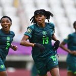 Alt text Nigerias Rebecca Adegbemile celebrating after scoring for the Falconets during the FIFA U 20 Womens World Cup group stage match vs New Caledonia at Stadion Miejski in Lodz Poland on September 13 2026  trybalnews