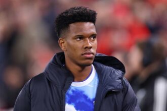Chelsea forward Estevao pictured during the Carabao Cup fourth round match against Liverpool at Anfield  trybalnews